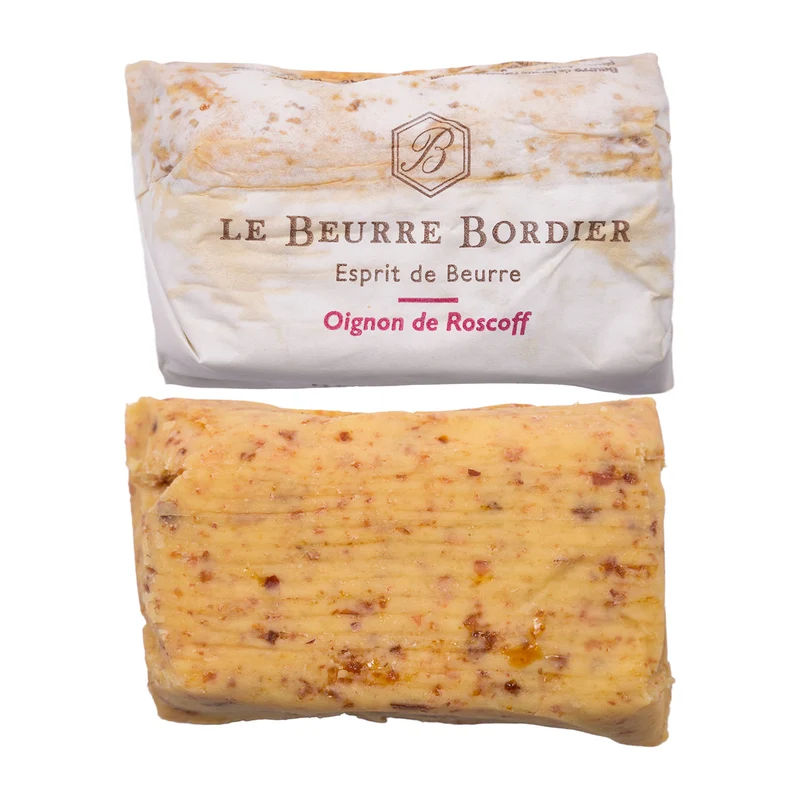 Butter mit Roscoff Zwiebeln