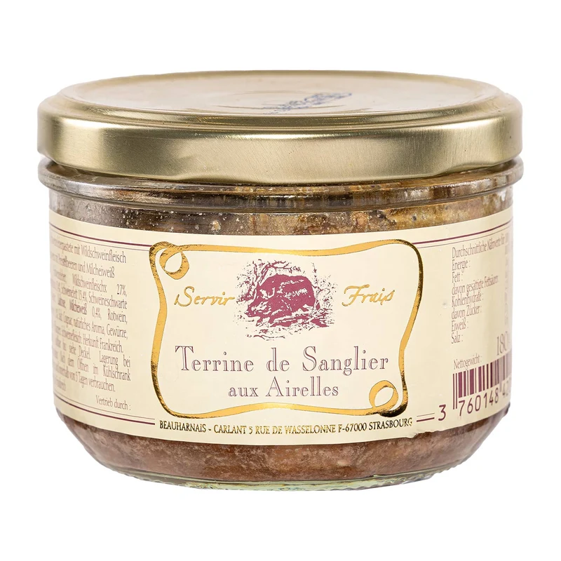 Wildschweinpastete mit Preiselbeeren