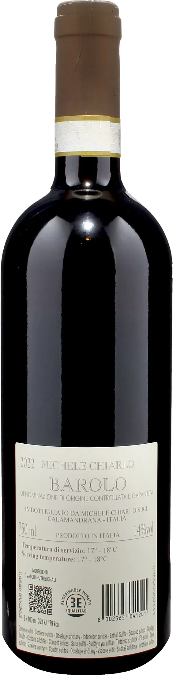 Michele Chiarlo Barolo Tortoniano 2022