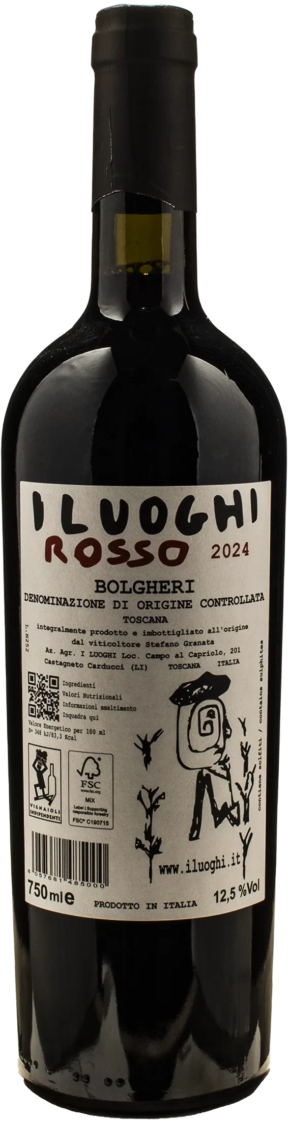I Luoghi Bolgheri Rosso Toscana 2024