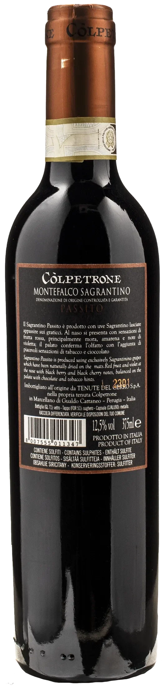 Colpetrone Sagrantino di Montefalco Passito 0.375L 2016