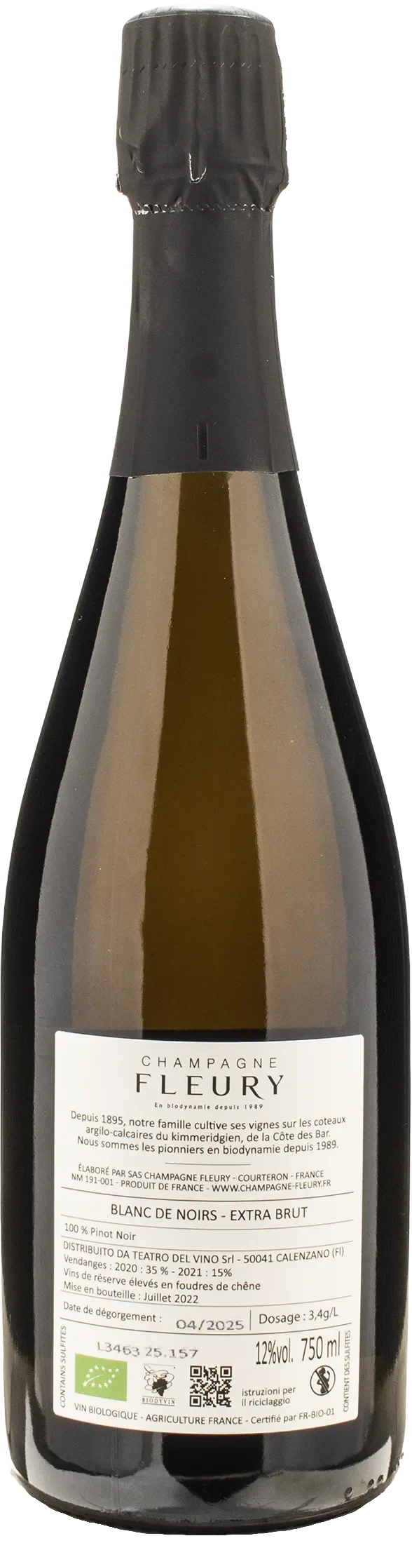 Fleury Champagne Blanc de Noirs Extra Brut