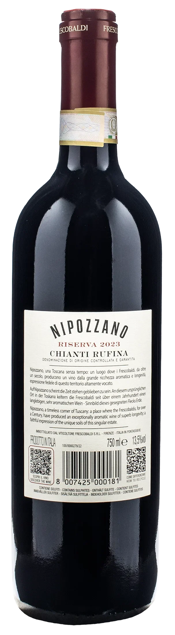 Castello di Nipozzano Chianti Rufina Riserva 2023