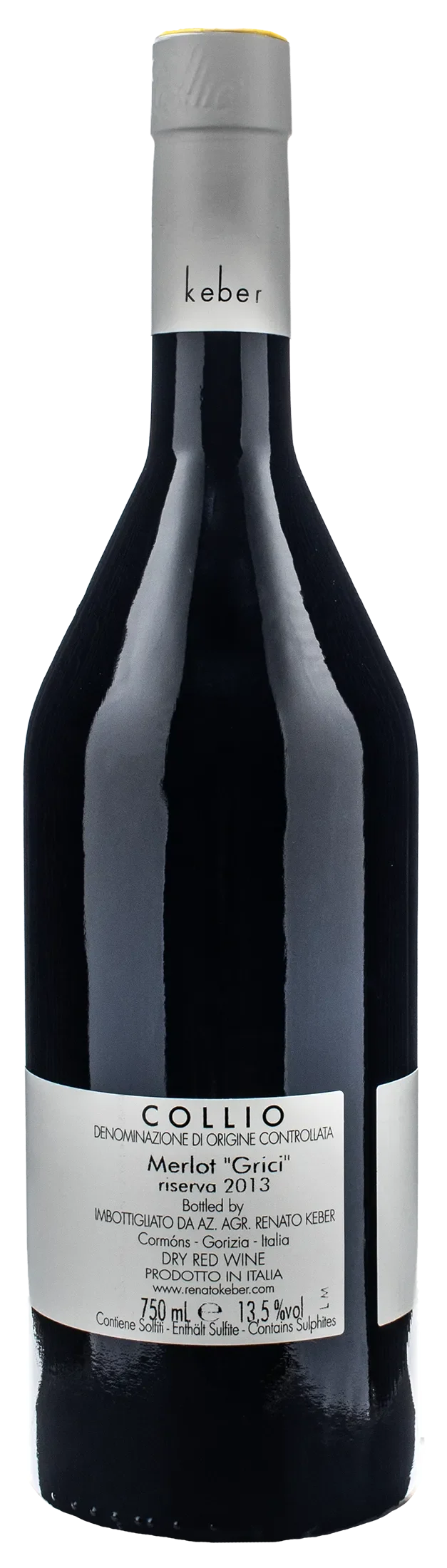 Renato Keber Collio Merlot Grici Riserva 2013