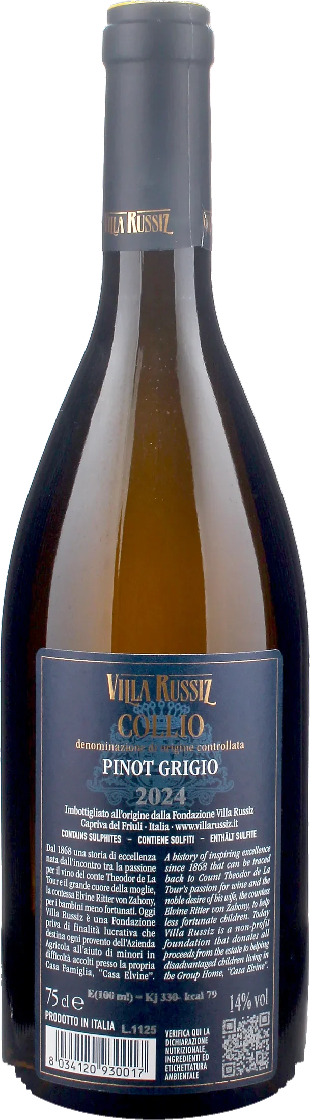 Villa Russiz Collio Pinot Grigio 2024
