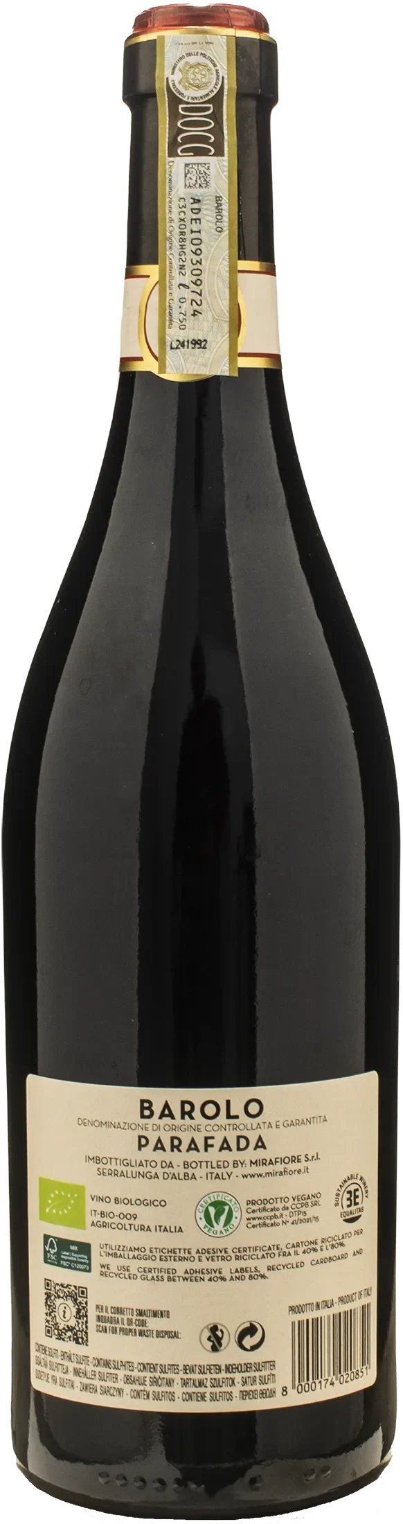 Mirafiore Barolo Parafada 2021