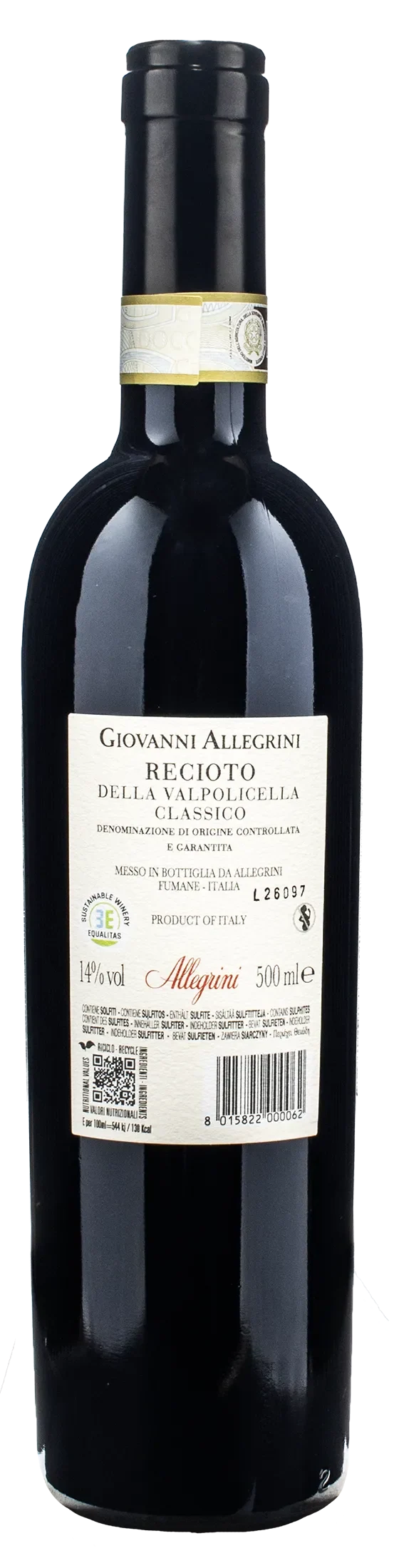 Allegrini Recioto della Valpolicella Classico Giovanni Allegrini 0.5L 2021