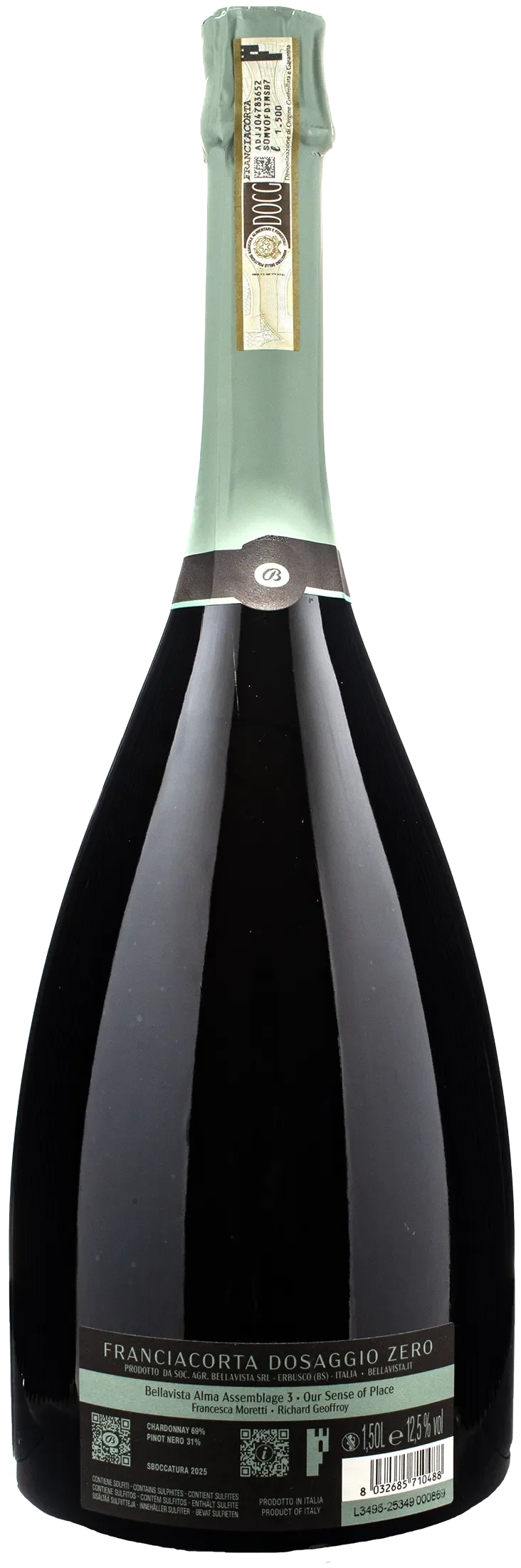 Bellavista Franciacorta Alma Non Dosato Assemblage 3 Magnum
