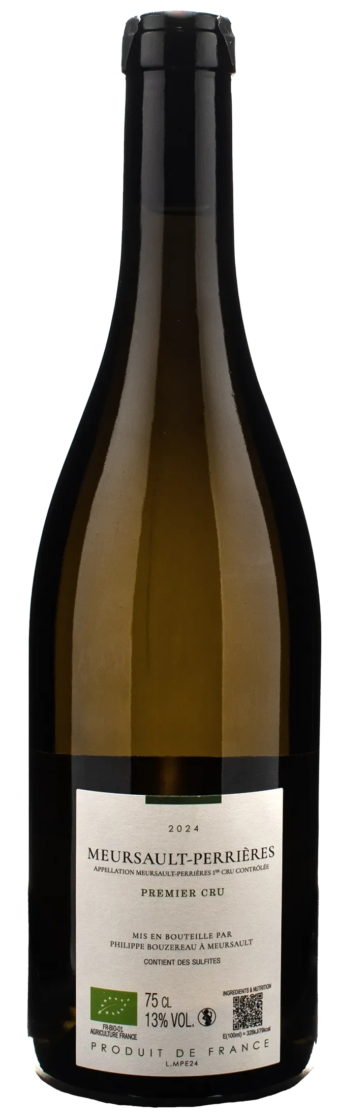 Philippe Bouzereau Meursault 1er Cru Perrieres 2024