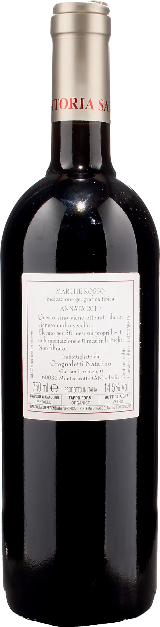 Fattoria San Lorenzo La Gattara 2019