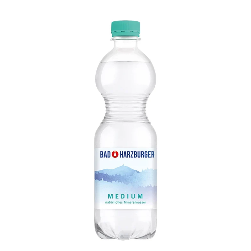 Bad Harzburger Mineralwasser -Medium- (18 x 0,5L) EINWEG
