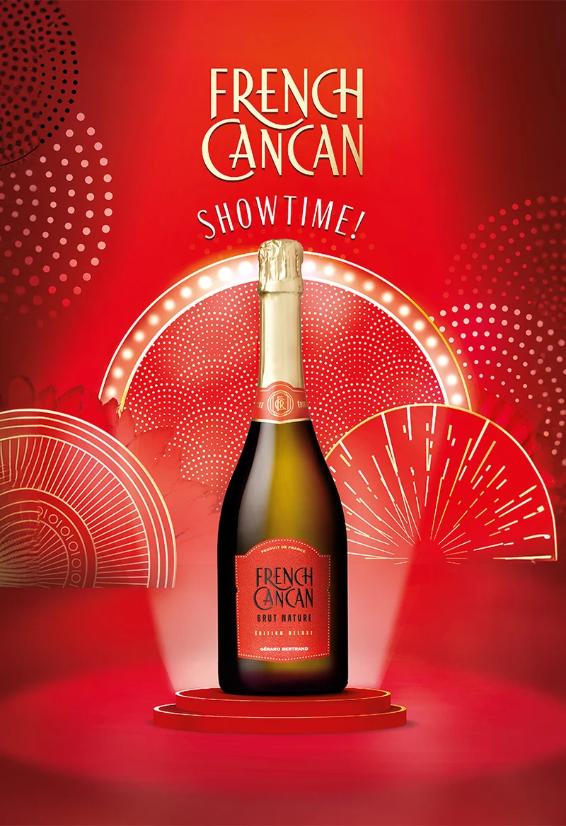 French Cancan Brut Nature Bio Vin de France – Non millésimé – Lot 6 Bouteilles 75cl vin blanc