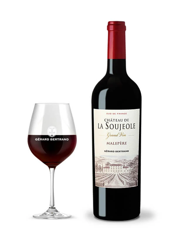 Château La Soujeole Grand Vin AOP Malepère 2020 – caisse Bois 6 Bouteilles 75cl vin rouge