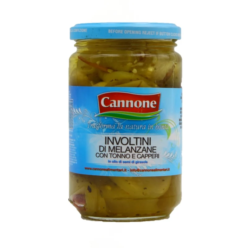 Cannone Involtini di Melanzane con Tonno e capperi 170g***MHD 11.2025***