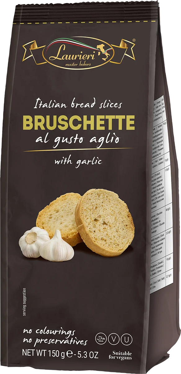 Bruschettine con Aglio – Laurieri
