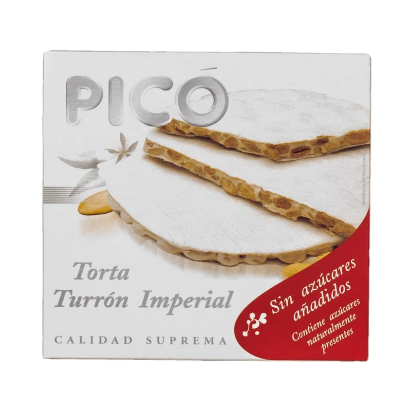 Pico Torta Turron Imperial Mandelnougattafel ohne Zuckerzusatz 150g