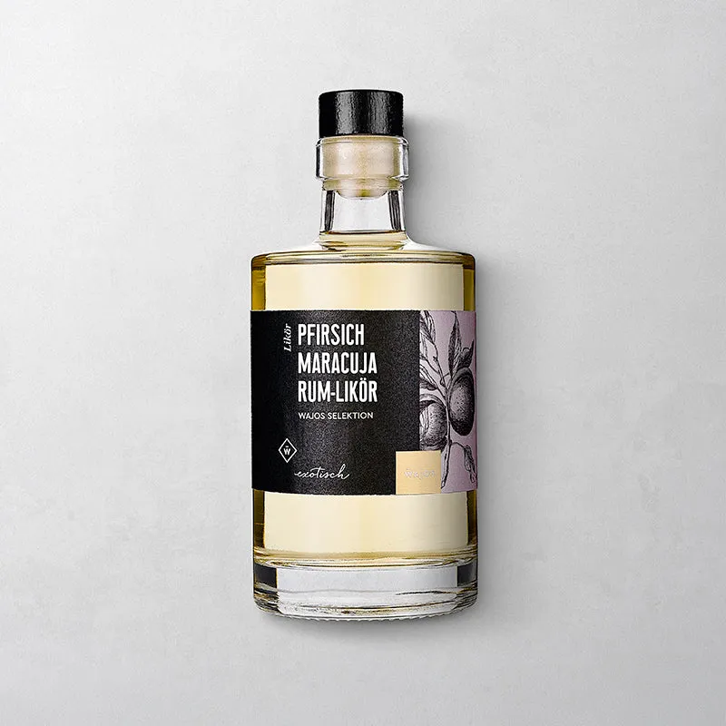 Pfirsich-Maracuja Rum-Likör