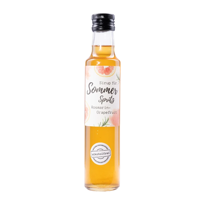 Sommer Spritz Sirup Rosmarin-Grapefruit