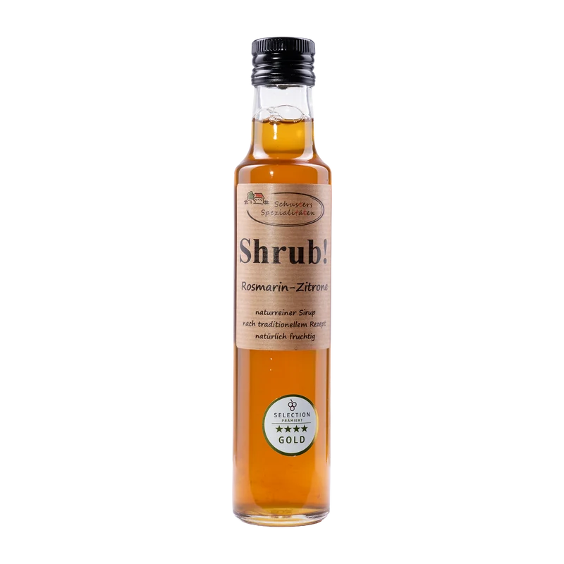 Shrub Rosmarin-Zitrone Sirup