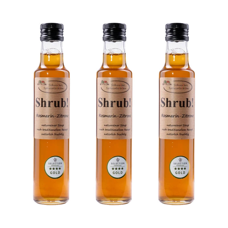 Shrub Rosmarin-Zitrone Sirup
