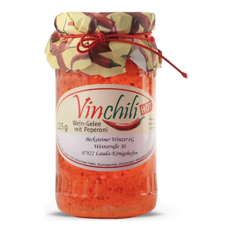 Wein-Gelee mit Chili