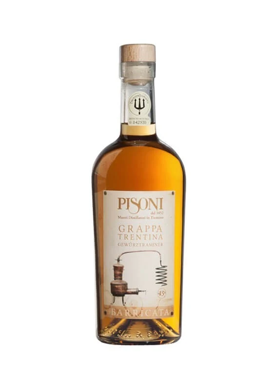 Pisoni - Grappa Gewürztraminer Barricata 0,7l