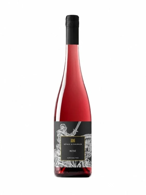 König & Krieger - Rosé - alkoholfreier Roséwein