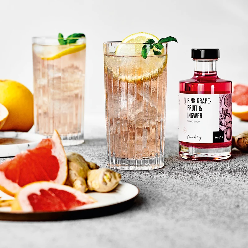 Pink Grapefruit & Ingwer - Tonic Sirup