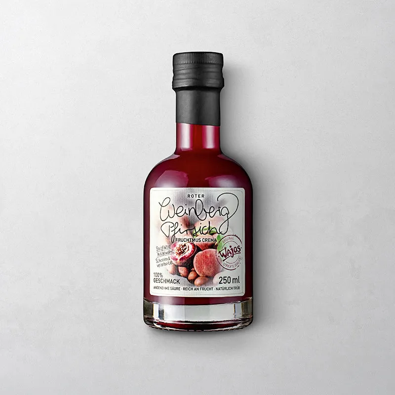 Roter Weinbergpfirsich Fruchtmus Crema 250 ml