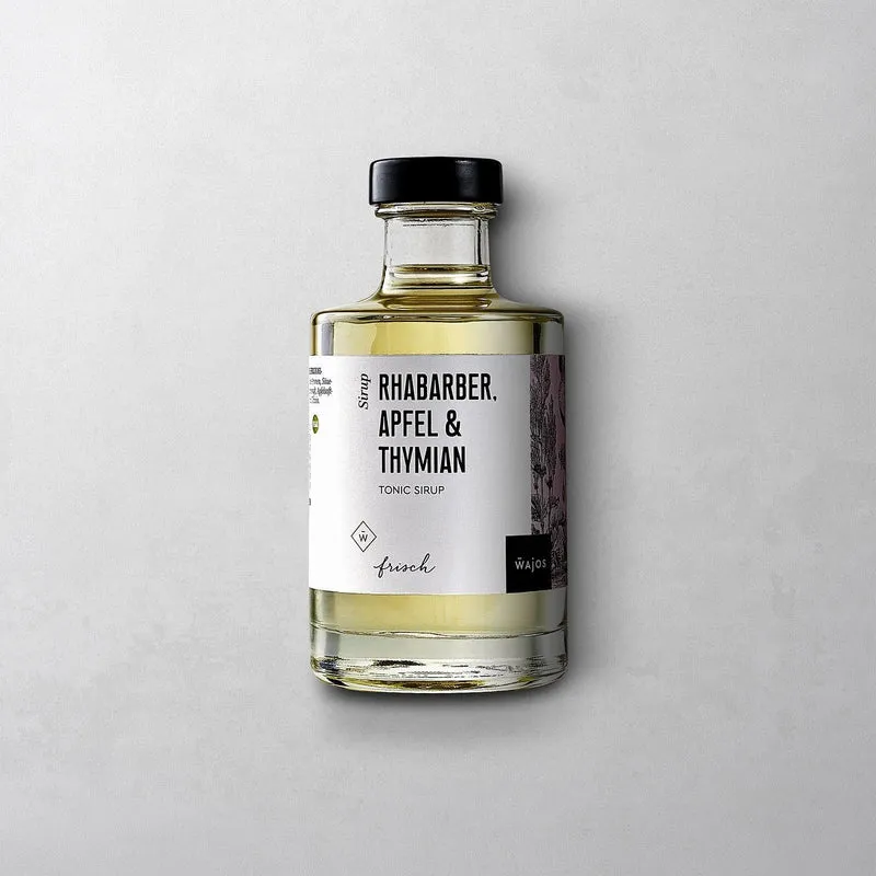 Rhabarber, Apfel & Thymian - Tonic Sirup