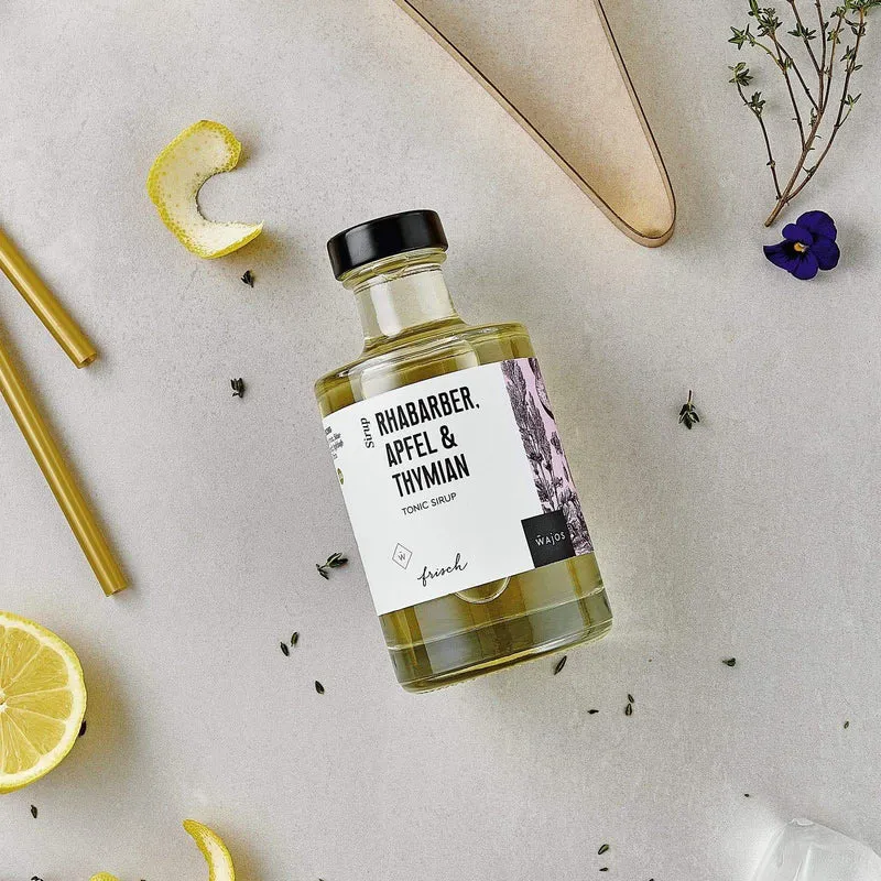 Rhabarber, Apfel & Thymian - Tonic Sirup