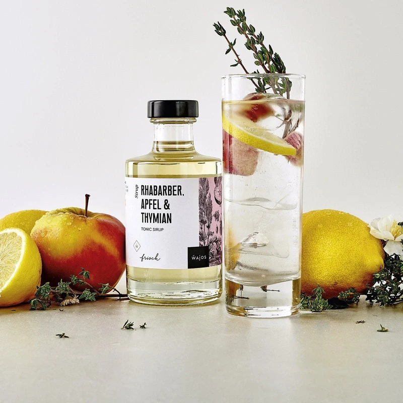 Rhabarber, Apfel & Thymian - Tonic Sirup