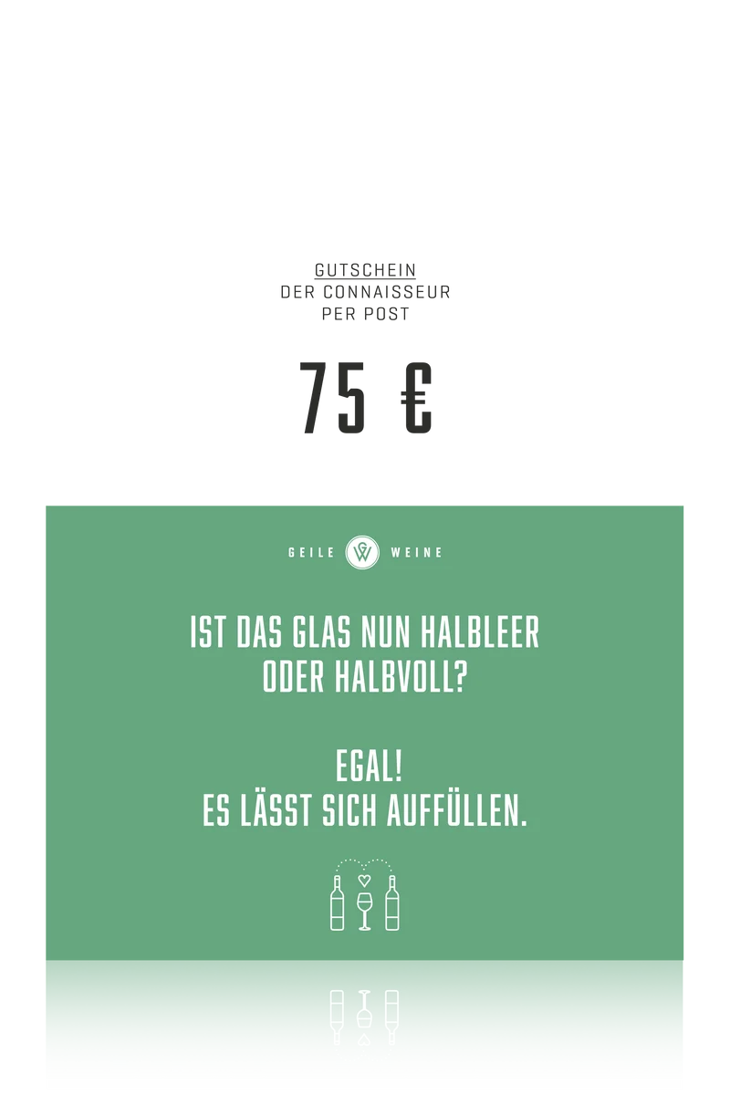 75€ Gutschein – Der Connaisseur (per Post)