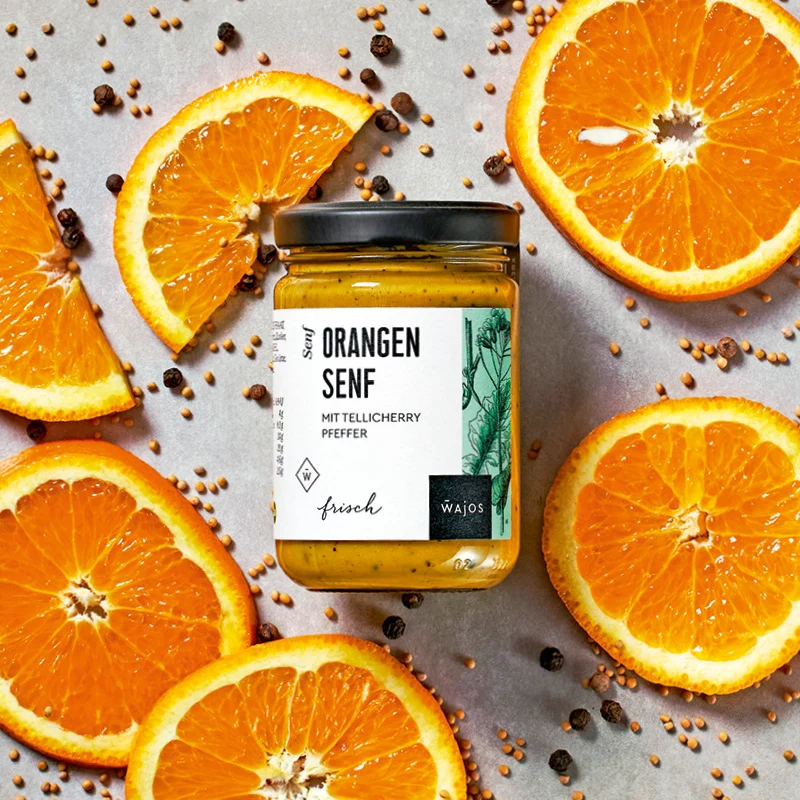 Orangen Senf