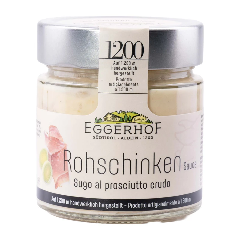 Sahnesauce mit Rohschinken