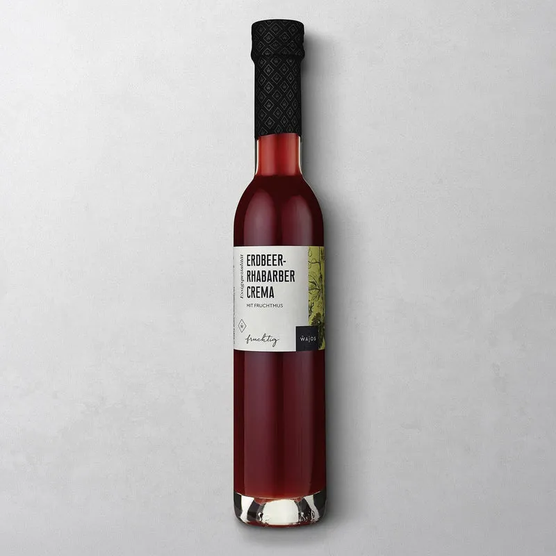 Erdbeer-Rhabarber Crema 250 ml