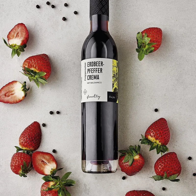 Erdbeer-Pfeffer Crema 250 ml