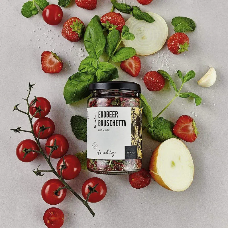 Erdbeer Bruschetta