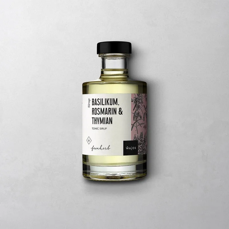 Basilikum, Rosmarin & Thymian - Tonic Sirup