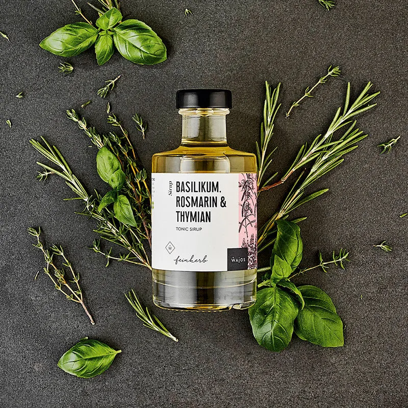 Basilikum, Rosmarin & Thymian - Tonic Sirup
