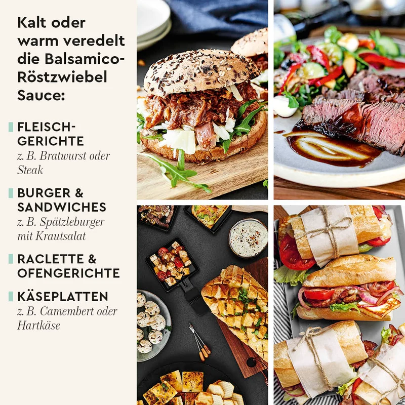 Balsamico Röstzwiebel Sauce