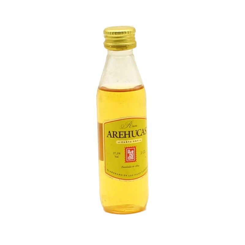 Arehucas Carta Oro Ron Dorado Mini 5cl