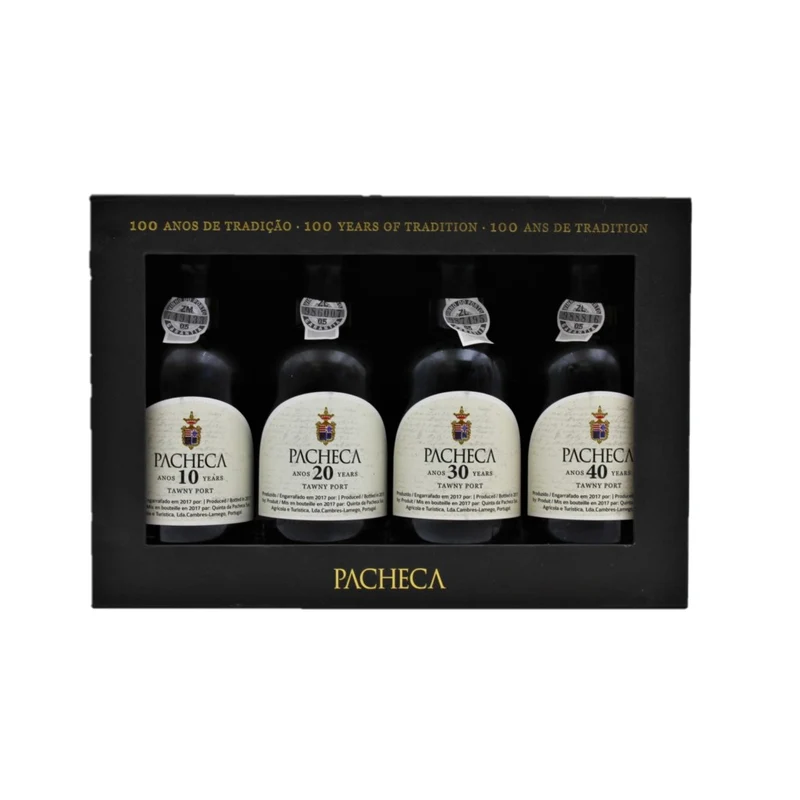 Quinta de Pacheca Tawny Port Set 10 + 20 + 30 + 40 Jahre 4 x 20cl