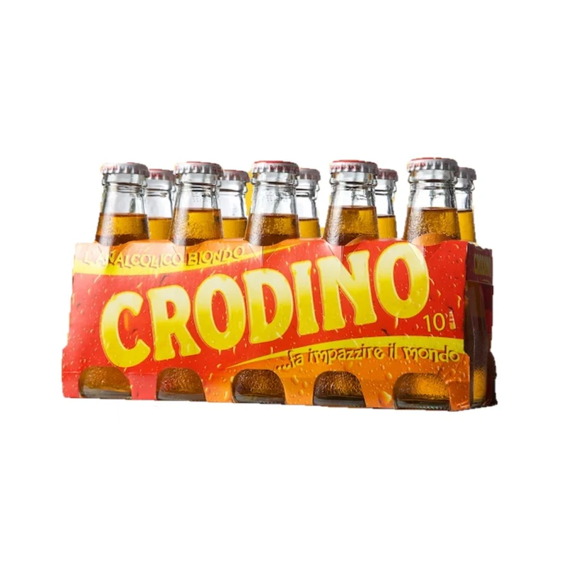 Crodino Alkoholfreies Aperitif Getränk Cluster 10 x 100 ml 1 L *** Aktion MHD 02.2025***