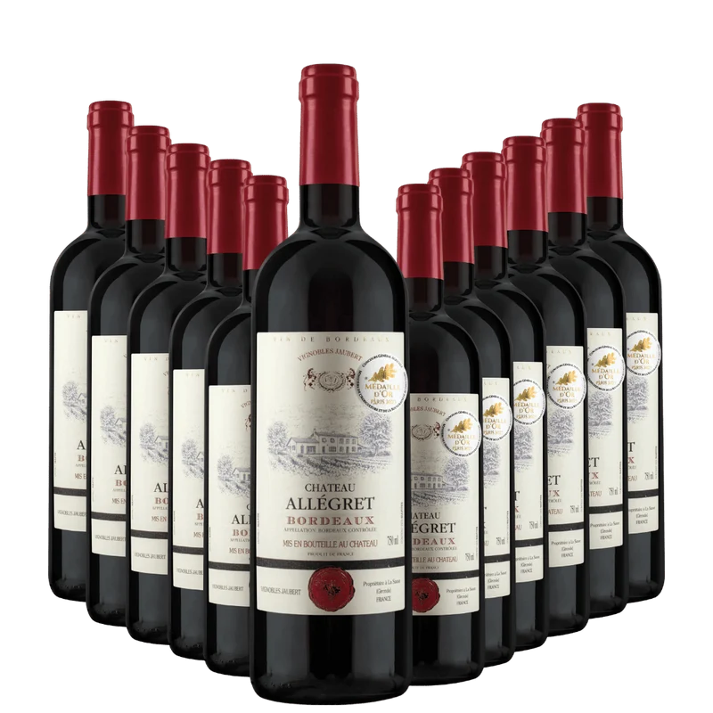 Neuer Gold-Jahrgang Château Allegret - Gold-Premium Bordeaux
