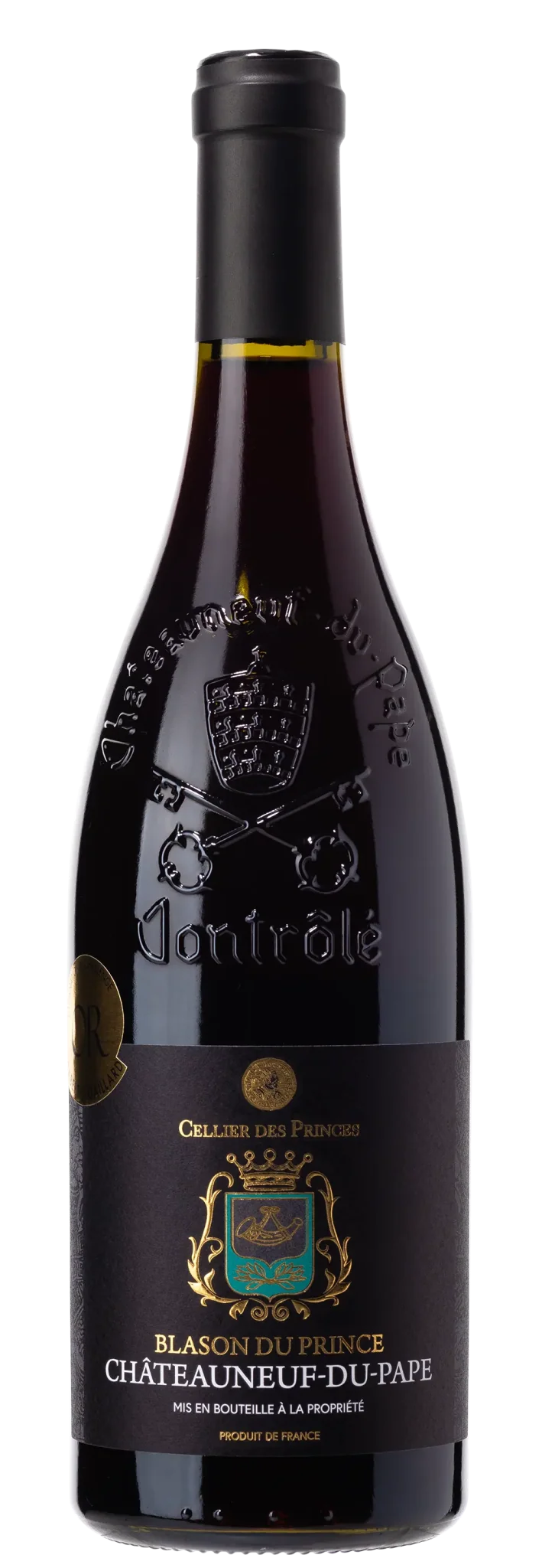 Cellier des Princes Châteauneuf du Pape Blason du Prince