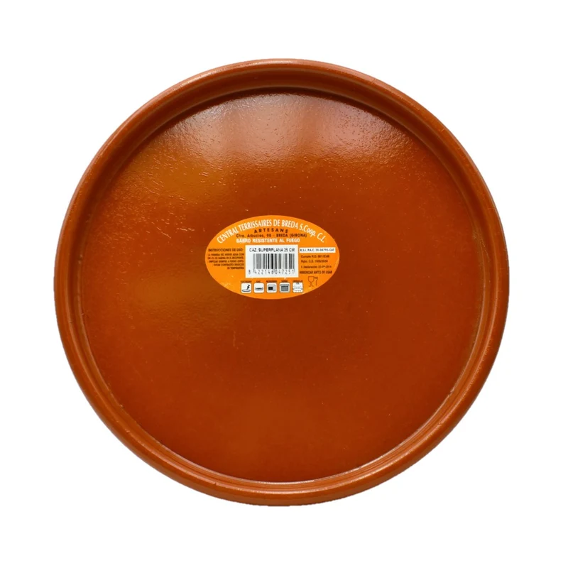 CTB ceramics Cazuela Superplana Teller extra flach 25cm Durchmesser