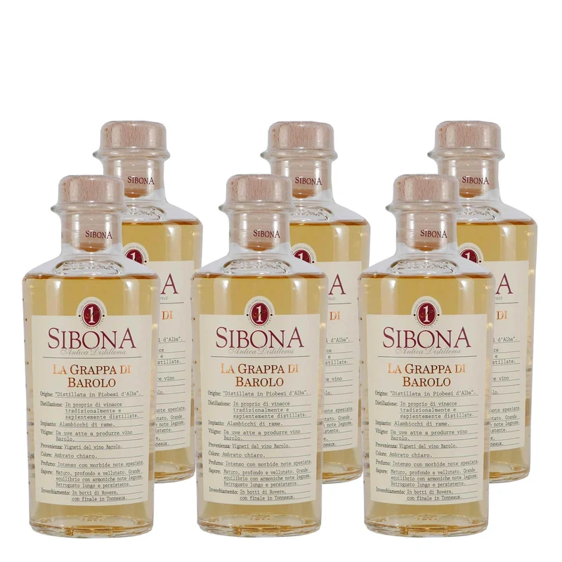 Sibona La Grappa di Barolo (6 x 0,5L)