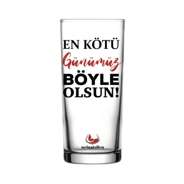 En kötü günümüz-Rakı Glas