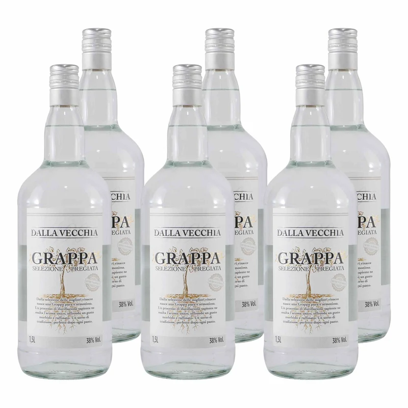 Dalla Vecchia Grappa Selezione Pregiata (6 x 1,5L)